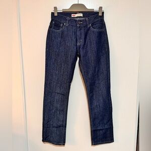 Levi's 511 Jeans Women's 16 (28x28) Slim Blue Dark Wash Mid Rise Straight Denim